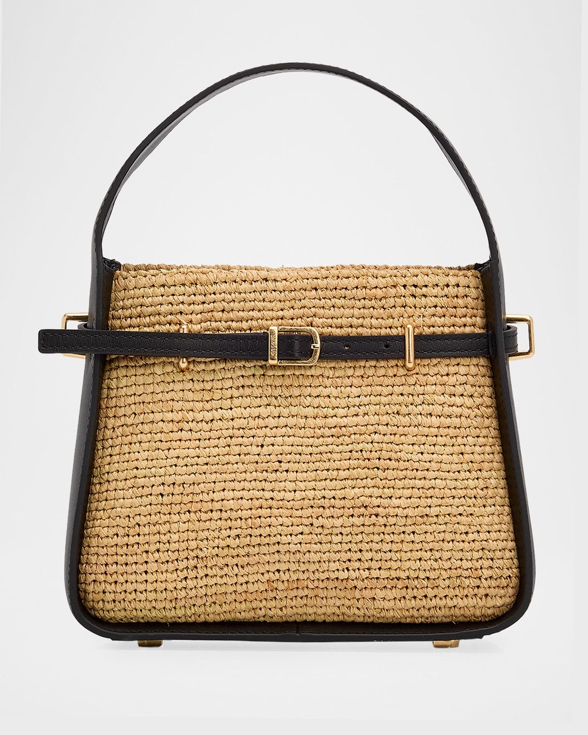 Cleo Mini Raffia Bucket Bag