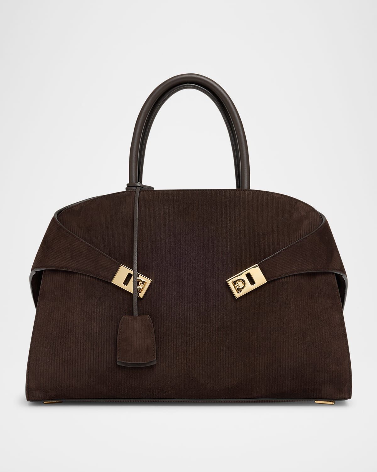 Hug Suede Corduroy Shoulder Bag