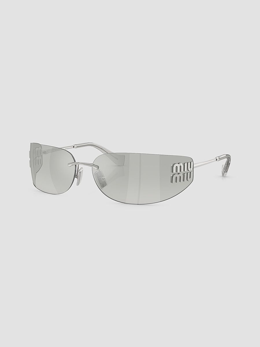 Women's A51S Rectangular Sunglasses - Silver