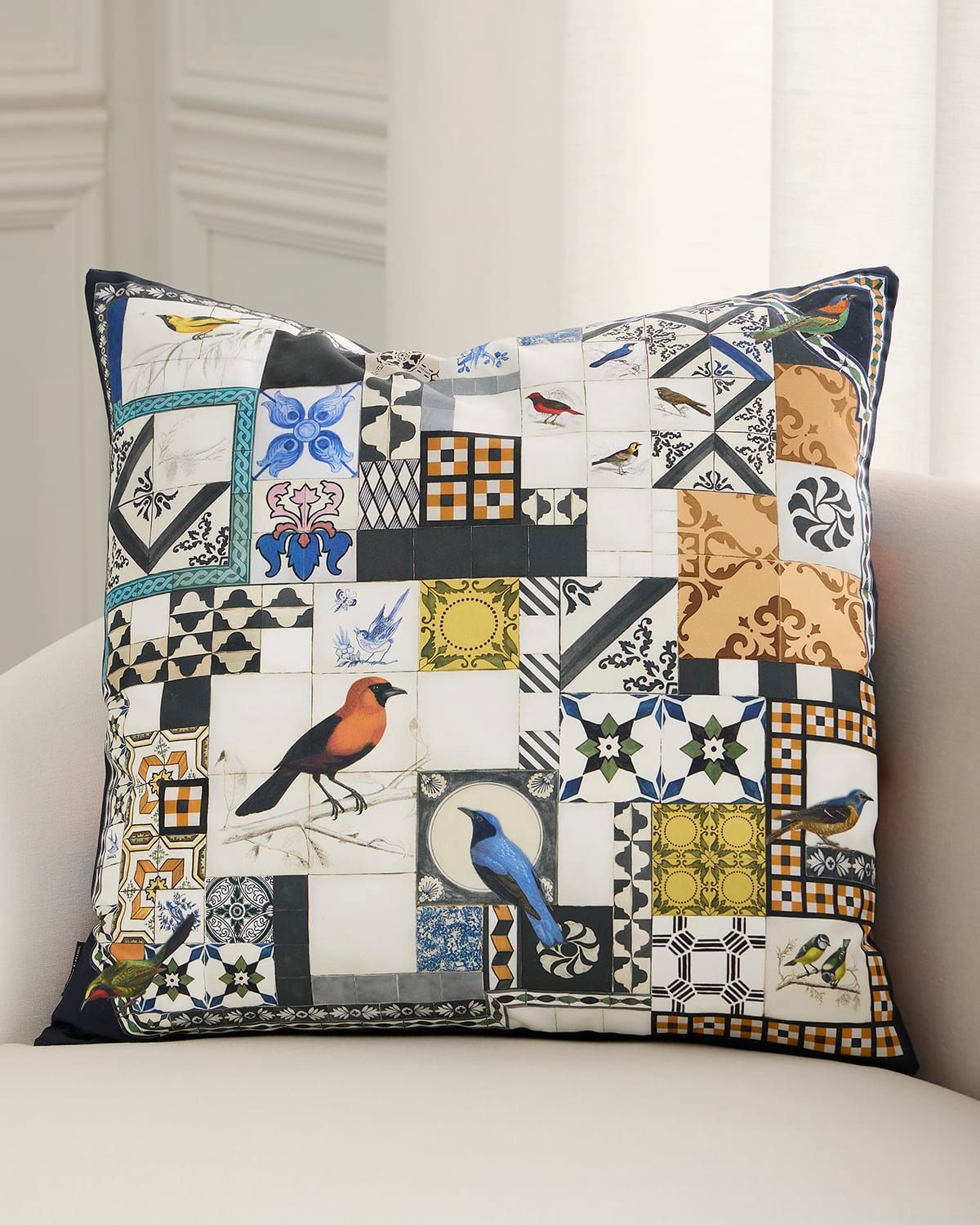 Lisboa Spring Pillow, 22" Square
