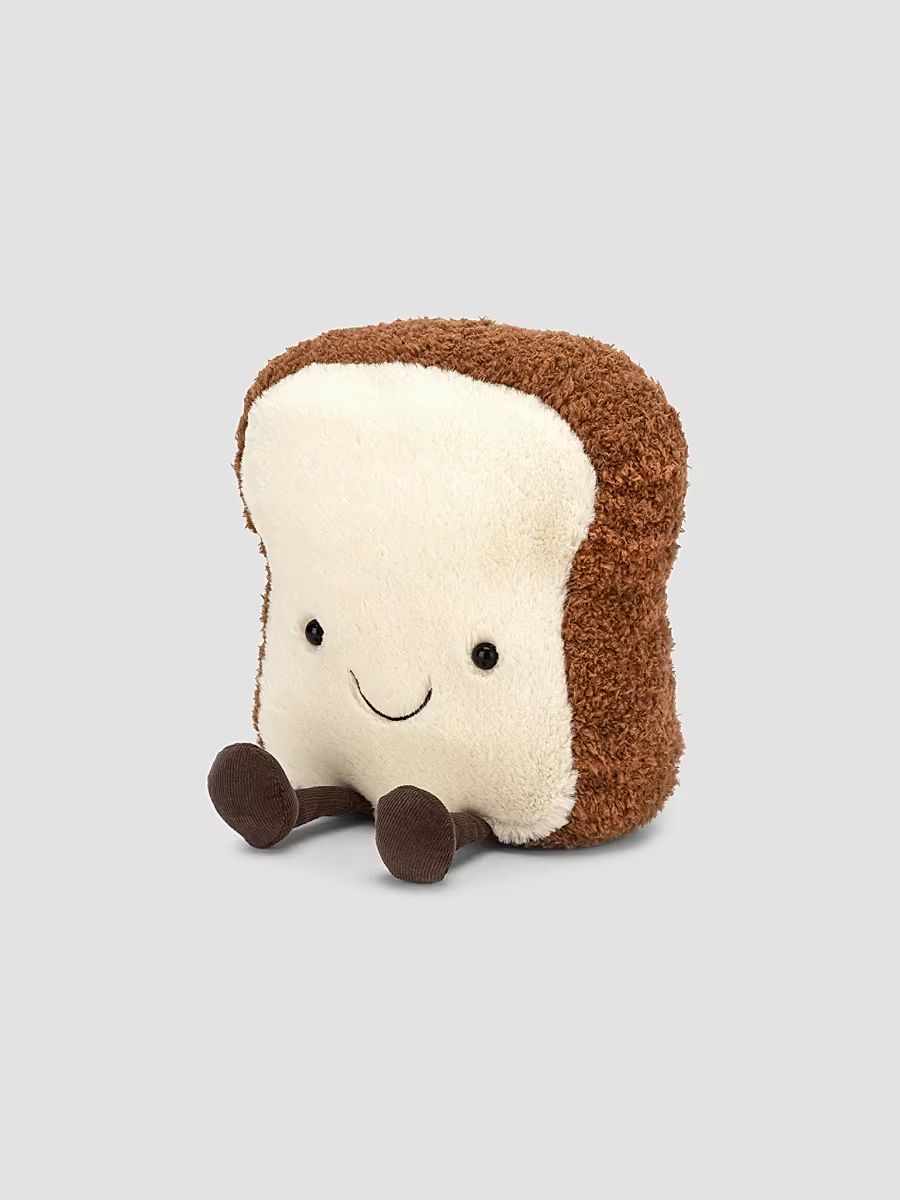 Amuseable Toast Plush Toy - Brown