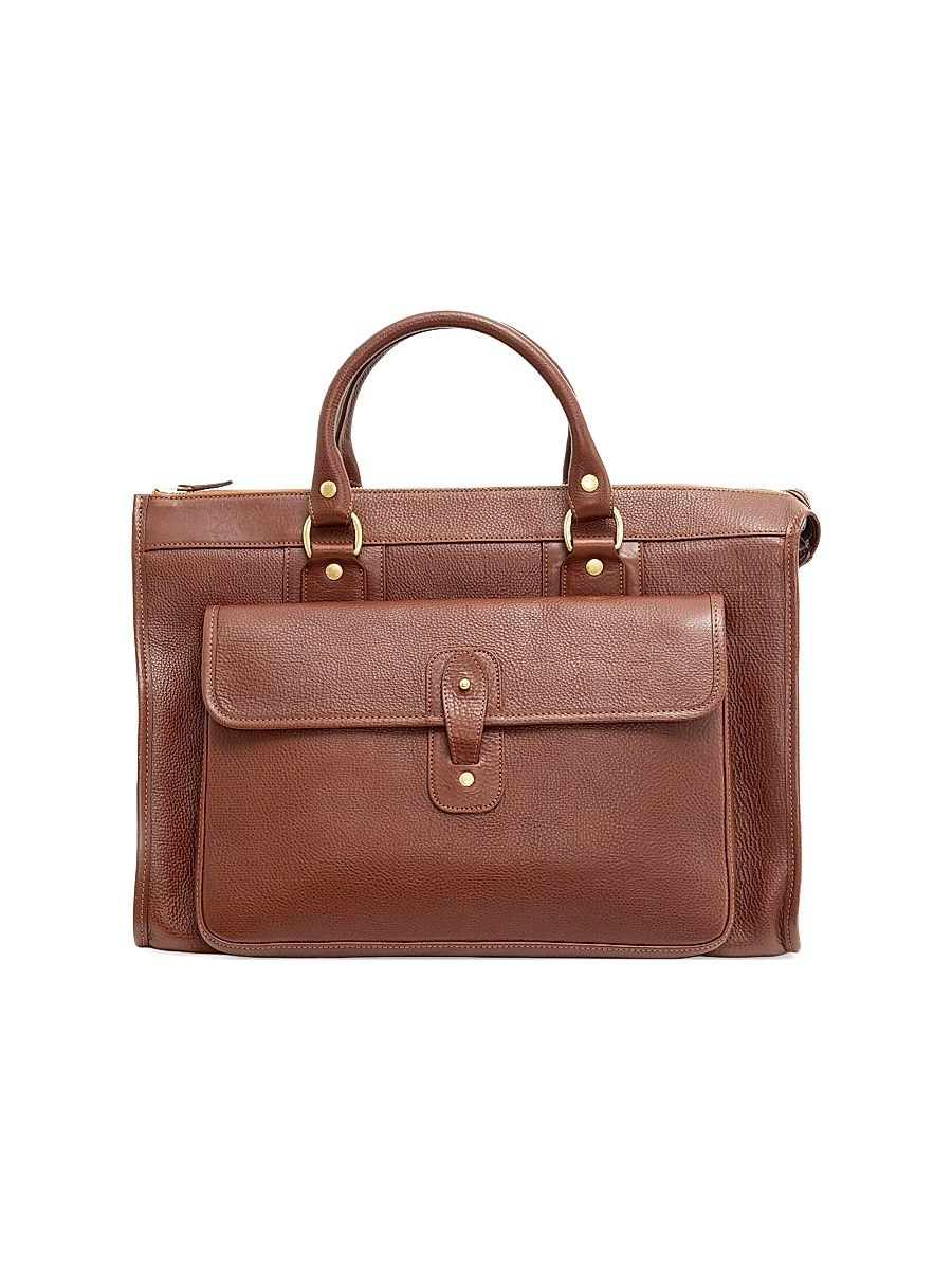 Men's Heritage Concourse No. 291 Leather Duffel Bag - Vintage Chestnut Leather