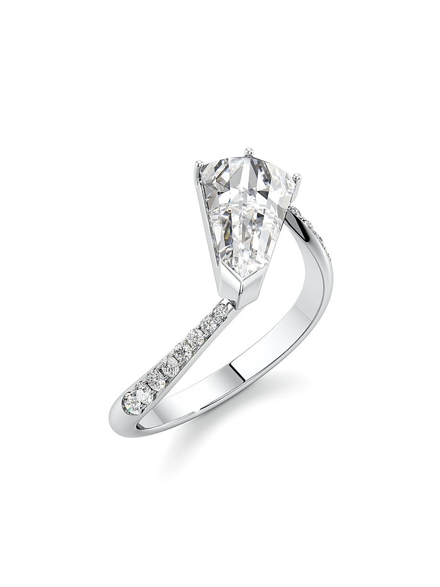 Women's Phoenix Twist 18K White Gold & 1.68 TCW Lab-Grown Diamond Ring - White Gold - Size 6