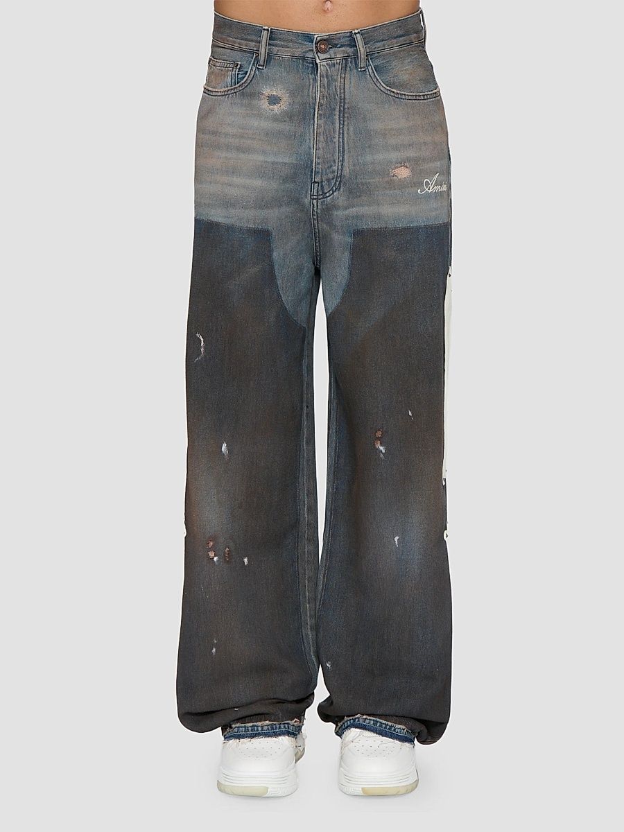 Men's Faded Carpenter Jeans - Dark Dust - Size 28
