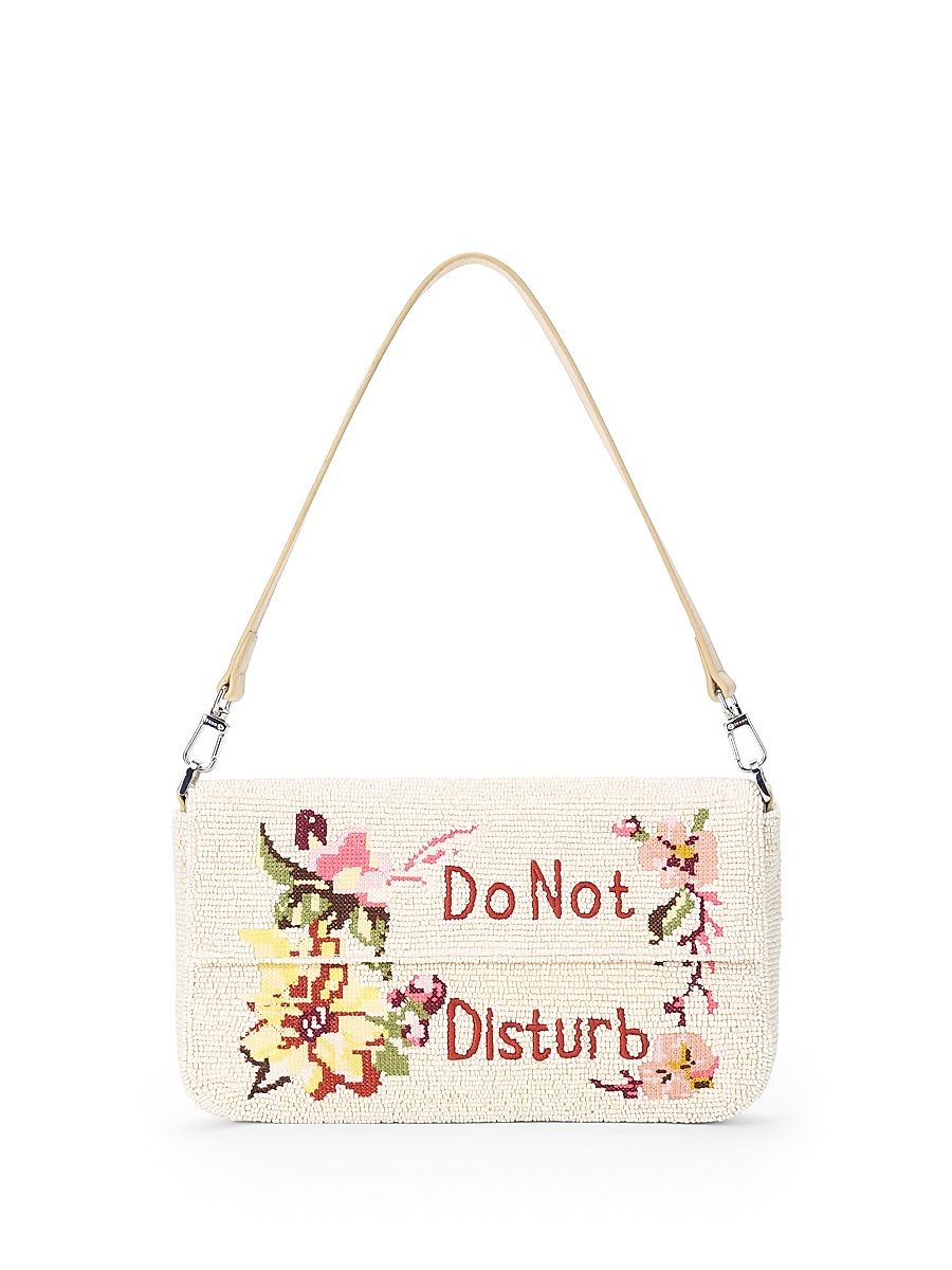 Women's Timmy Beaded 'Do Not Disturb' Convertible Shoulder Bag - Do Not Disturb