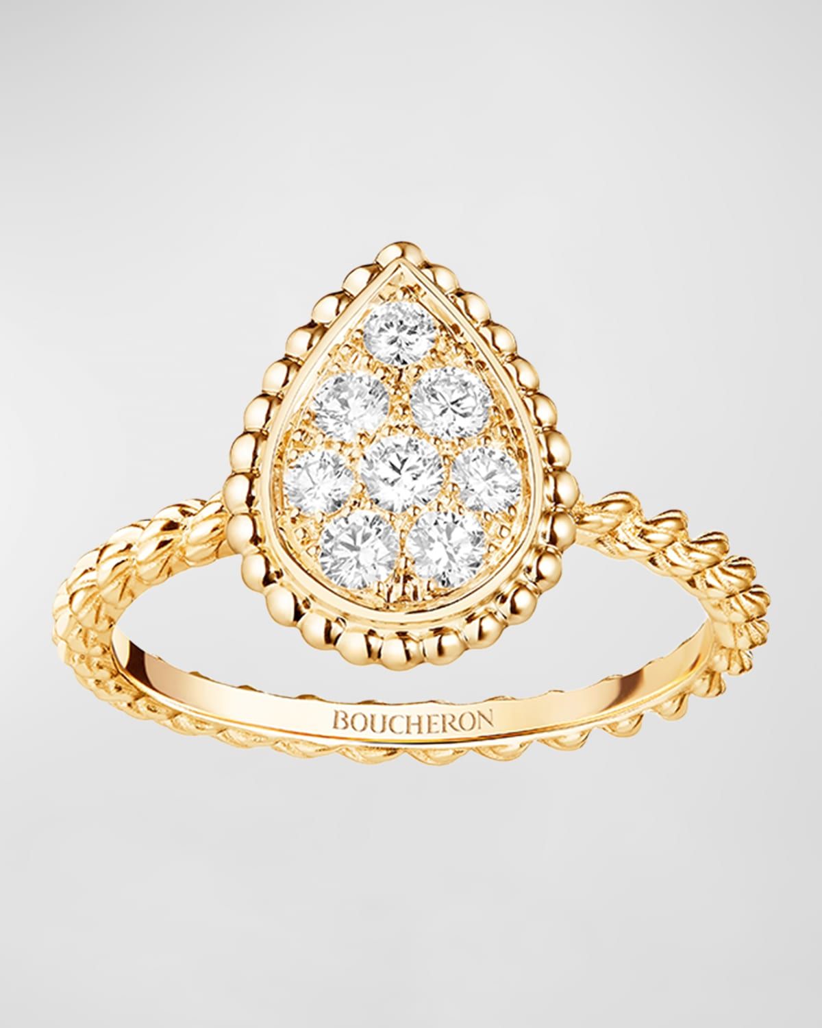 Serpent Boheme 18K Yellow Gold Diamond Ring