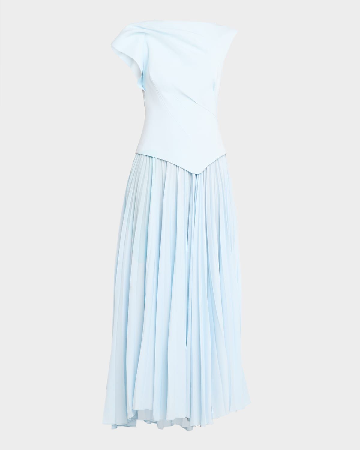 Cornmore Draped Midi Dress