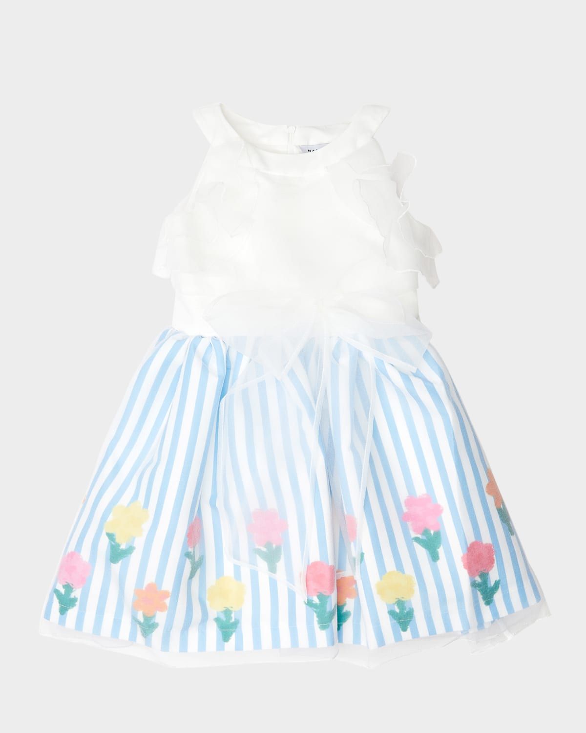 Girl & apos;s Azure Garden Dress, Size 3T-10