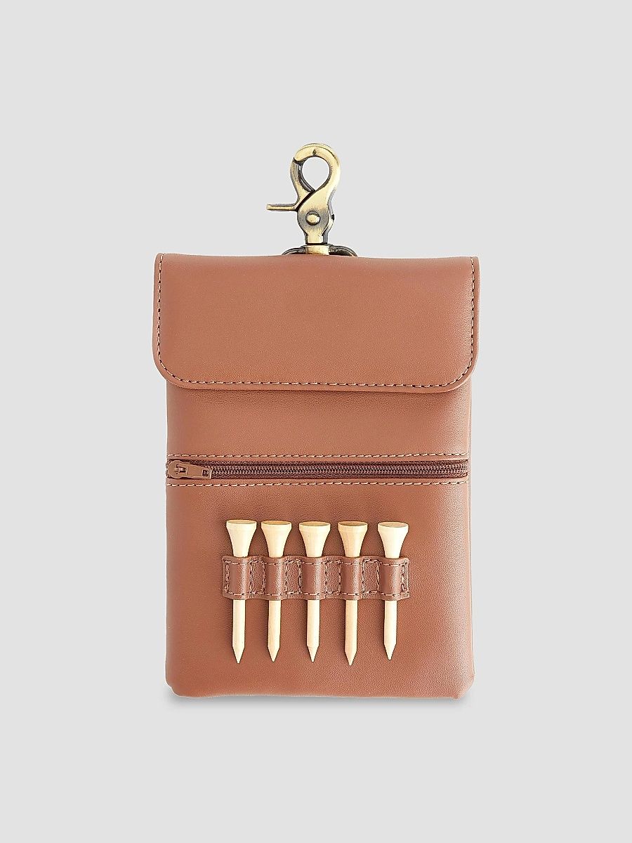 Royce New York Royce New York Golf Accessory Bag - Tan