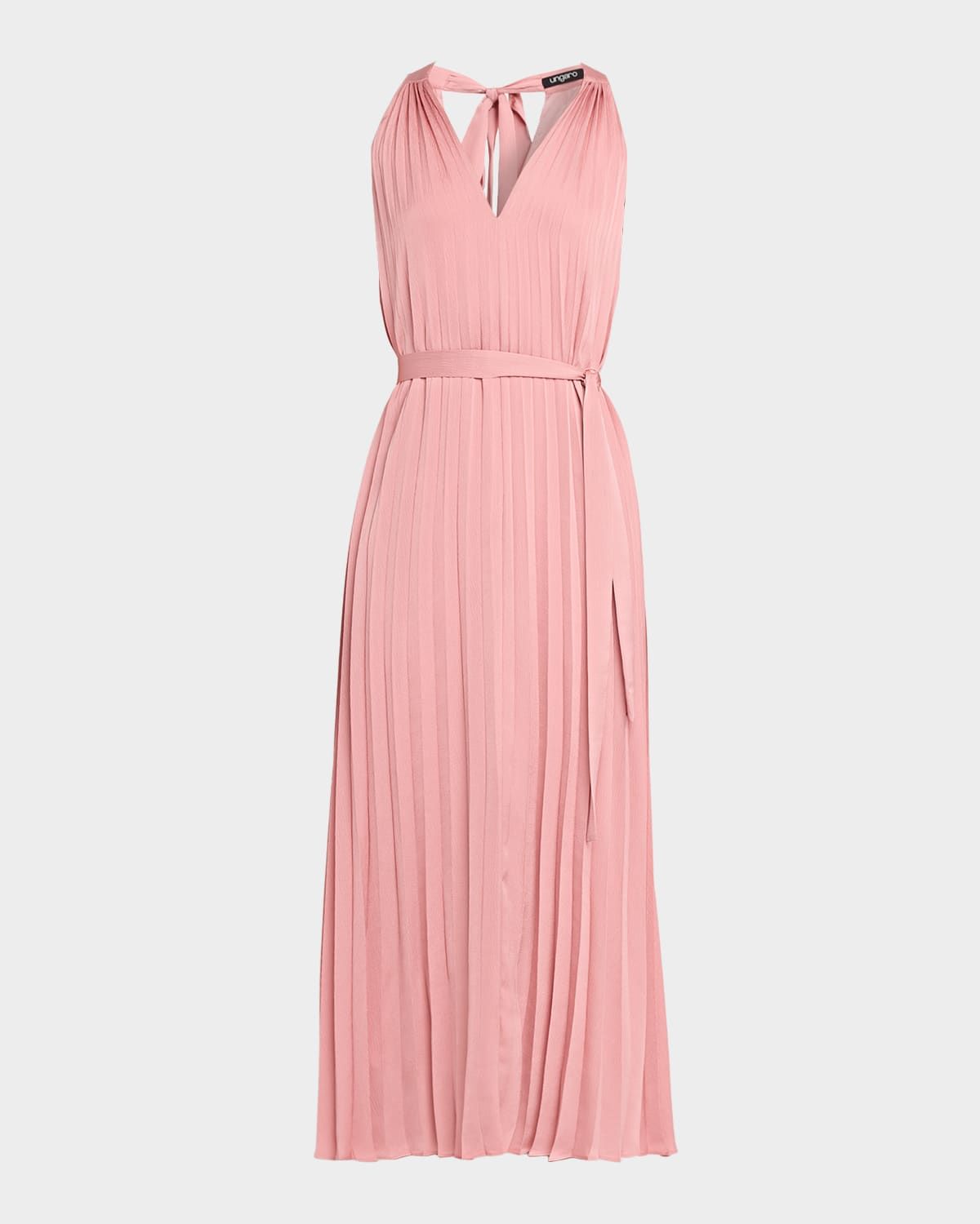 Susan Sleeveless Pleated Midi Dress