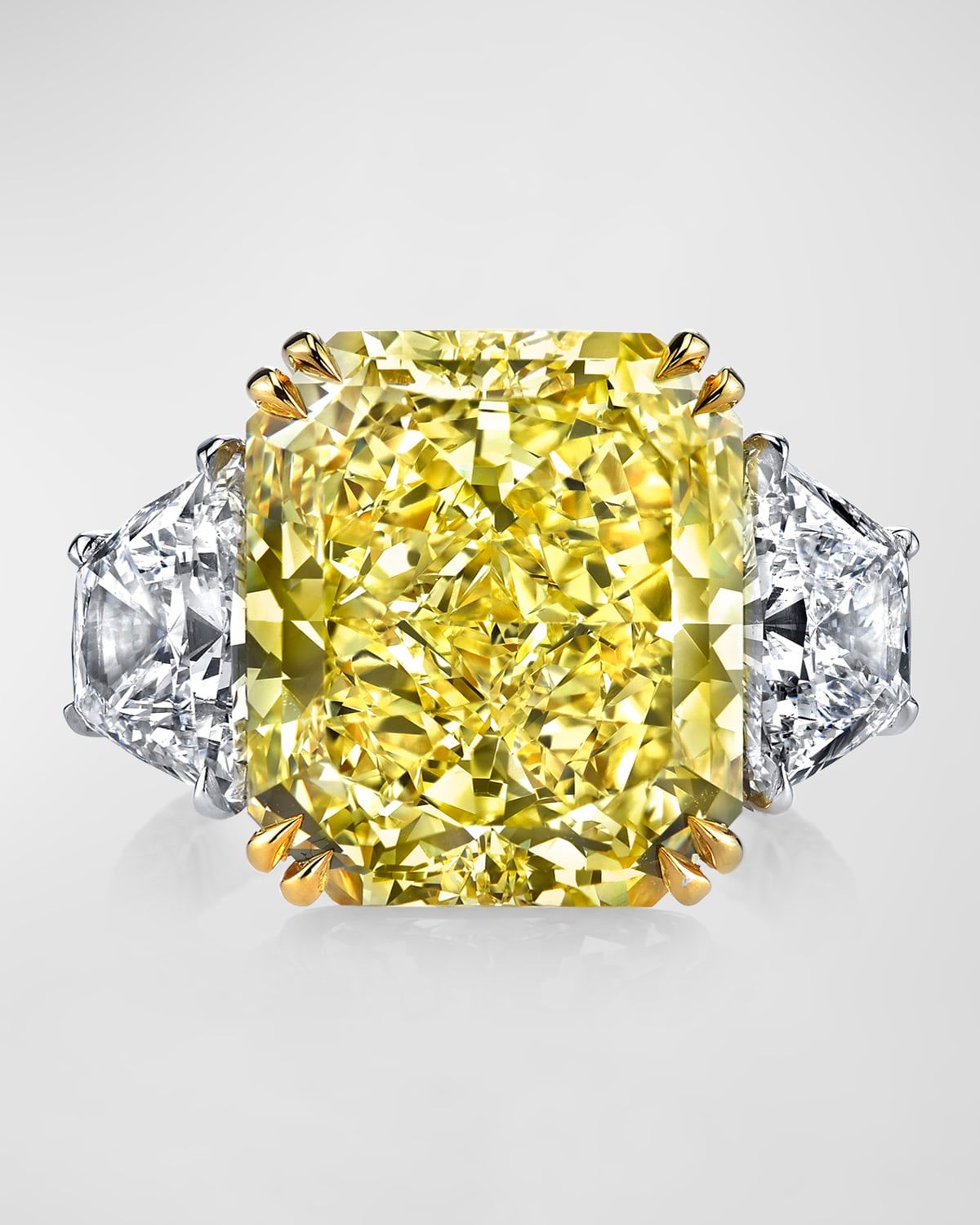 Large Radiant Cut Center Ring, 19.31tcw (Size 6.5)