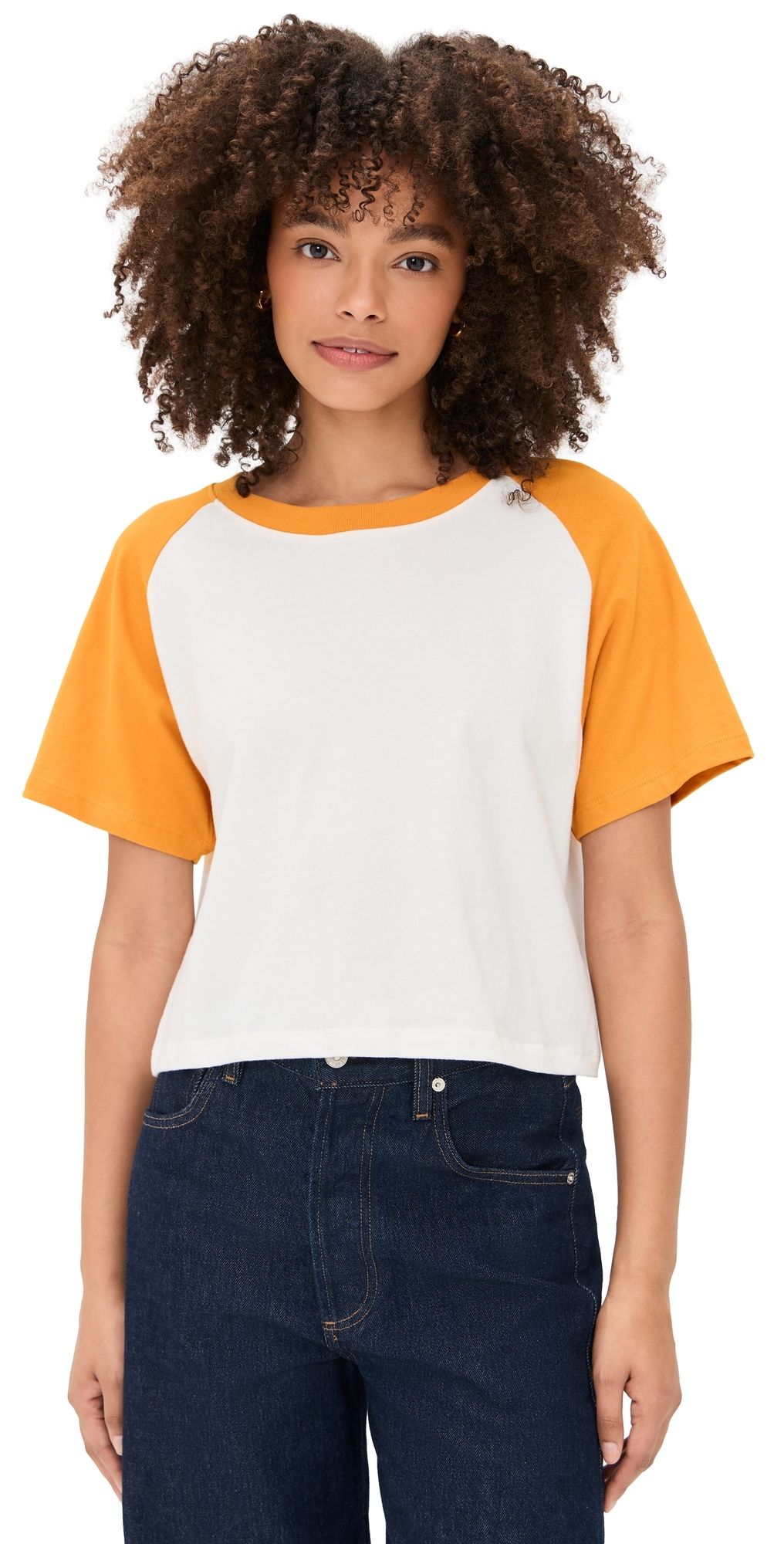 ASKK NY Short Sleeve Baseball Tee Mustard XS
