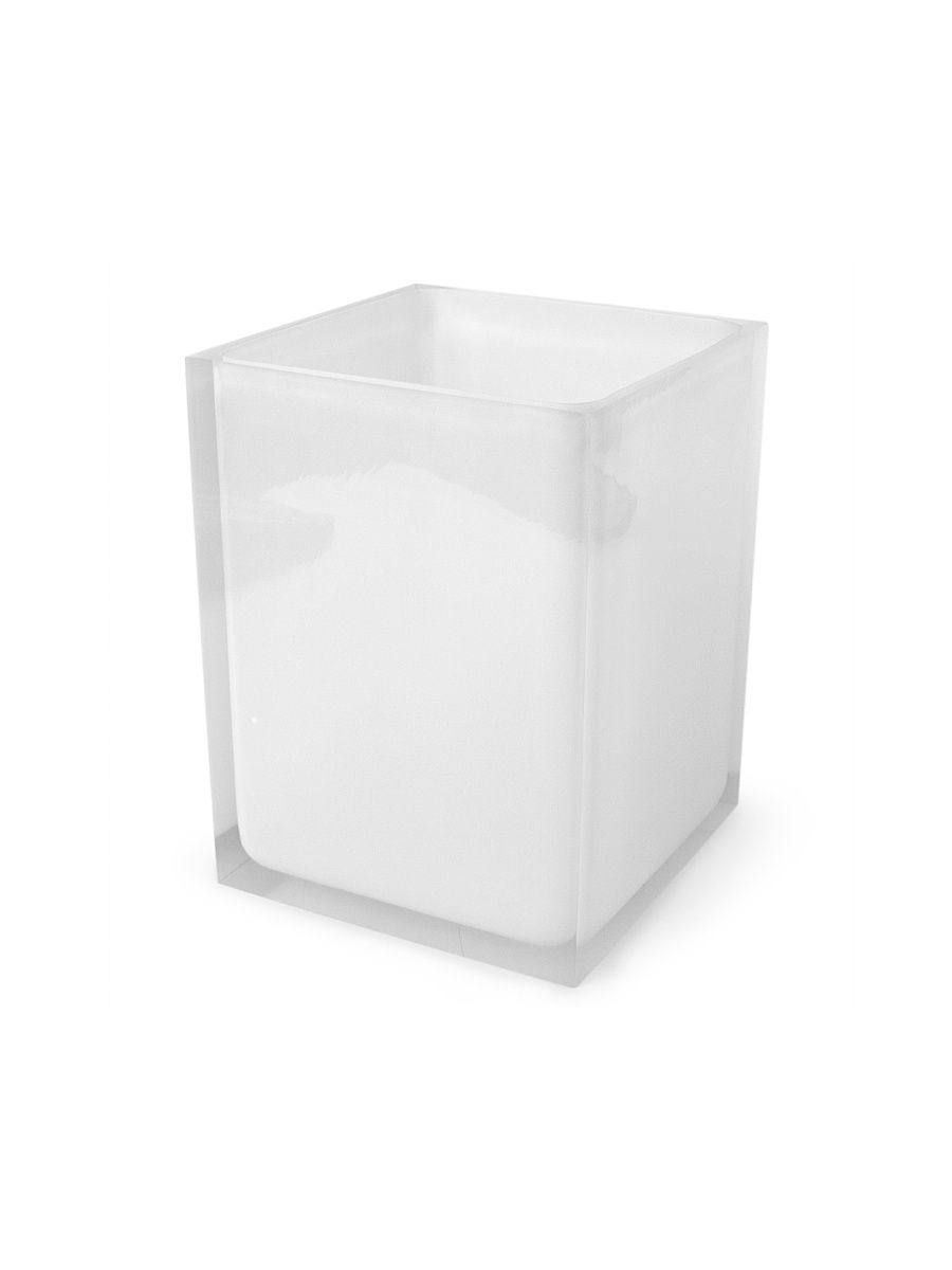 Hollywood Trash Bin - White