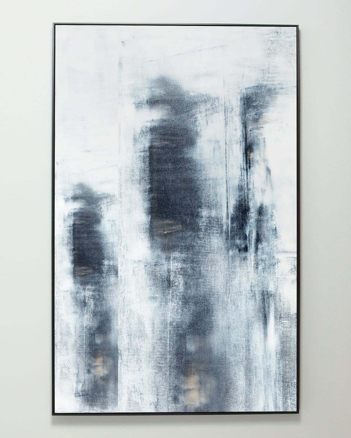 Tahoe in Black" Giclee Hand-Embellished Art, 46" x 73