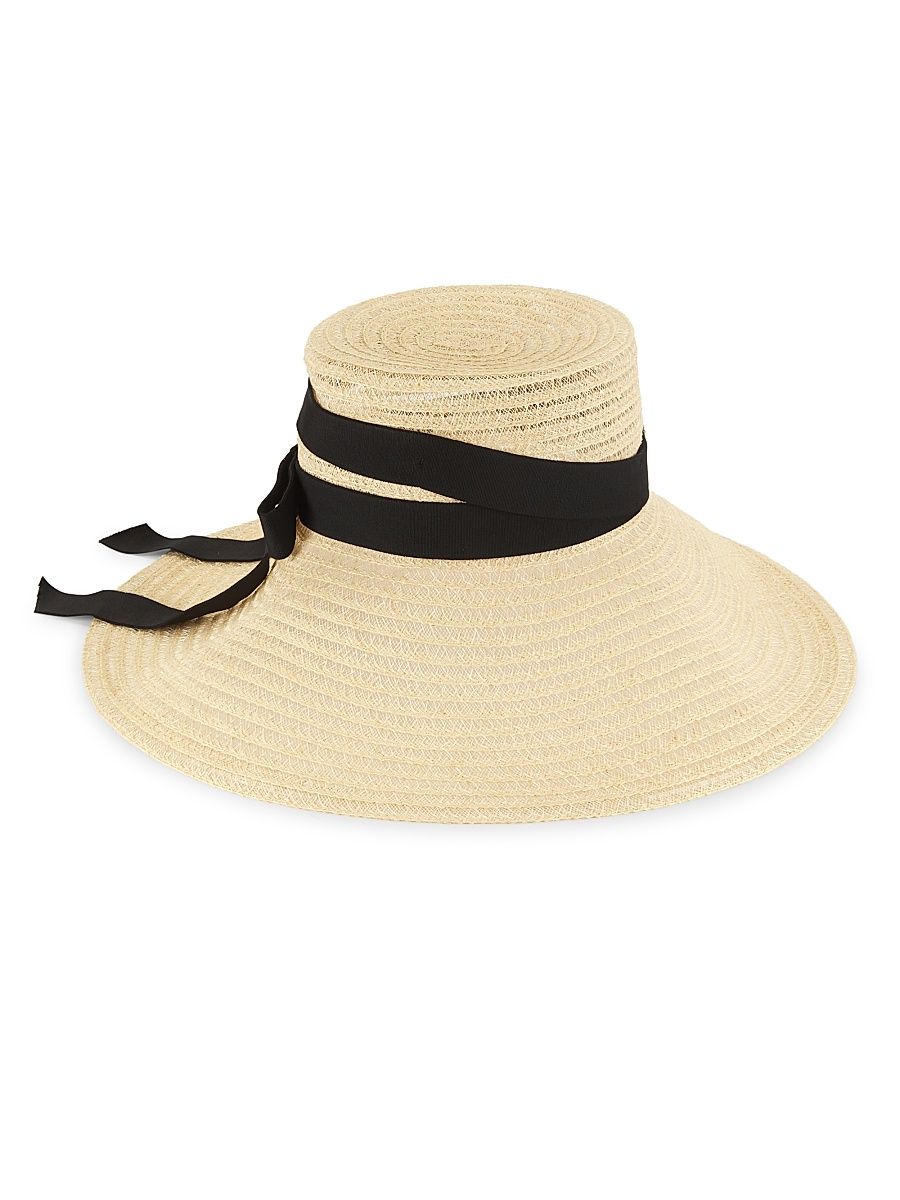 Women's Mirabel Wide-Brim Straw Sun Hat - Natural