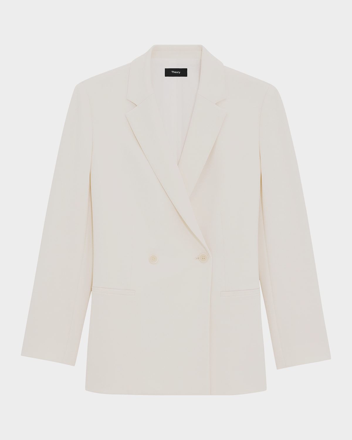 Relaxed Double-Breasted Jacket