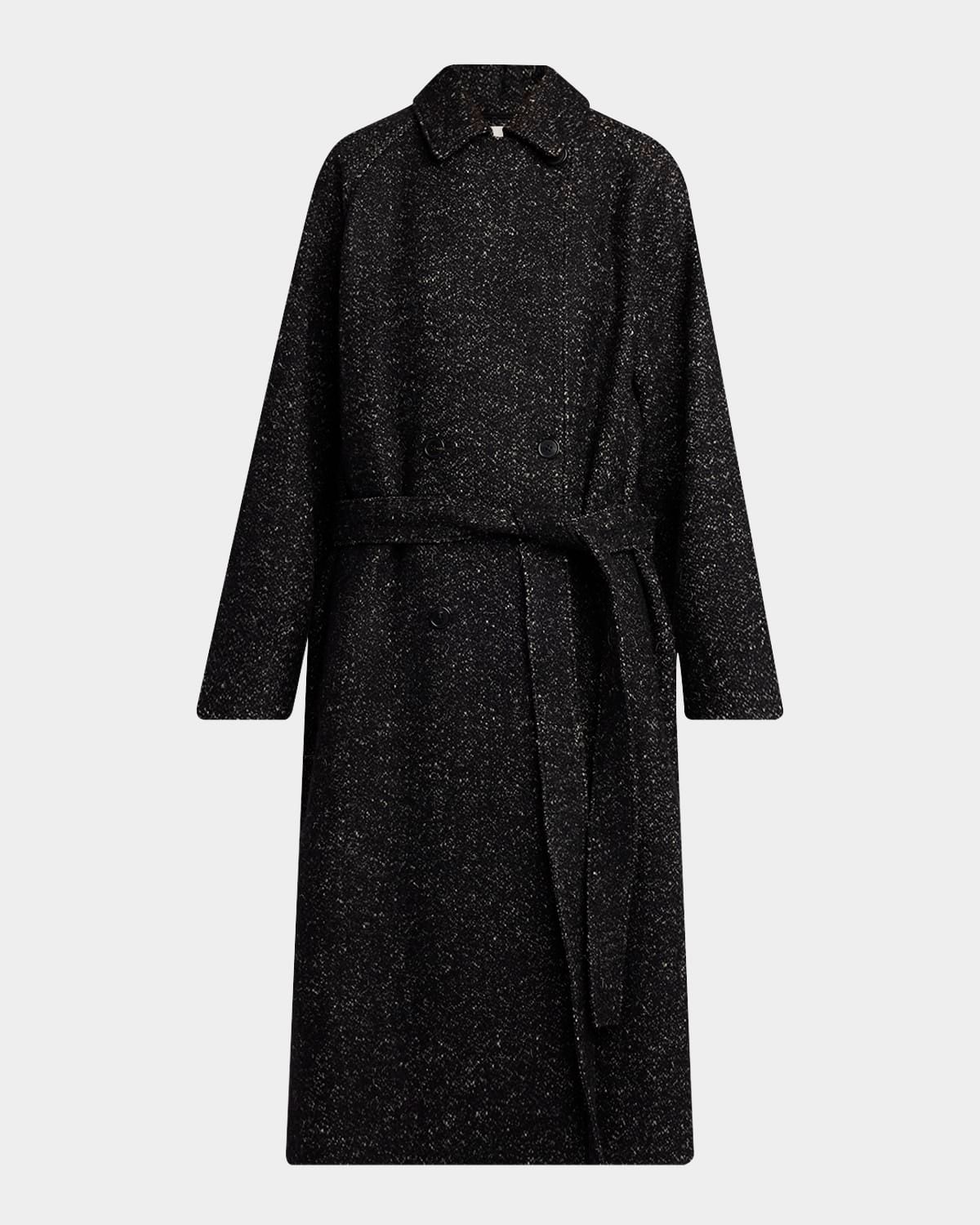 Macaria Belted Wool Oversized Coat