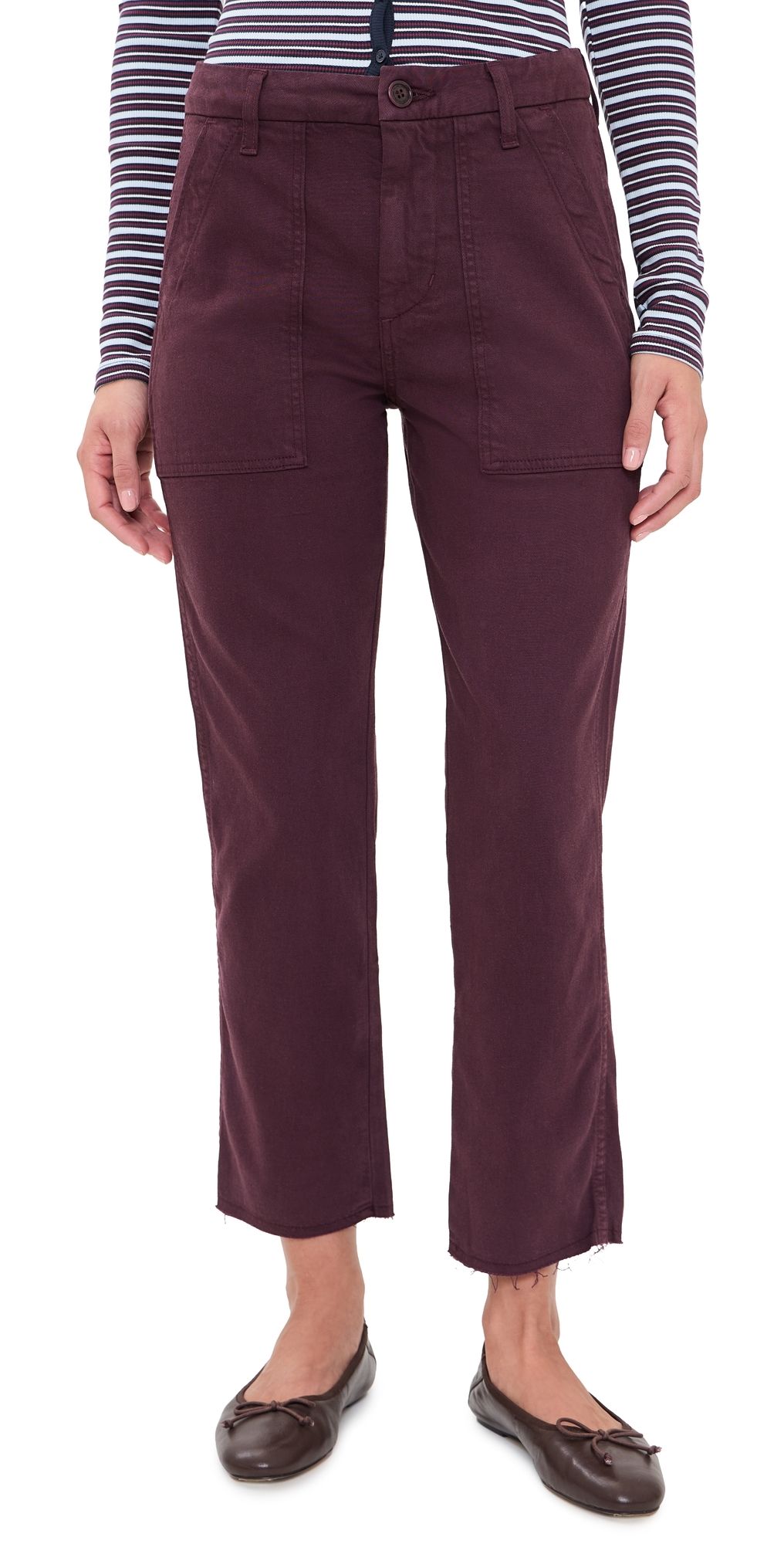 AMO Easy Army Trousers Mulberry 23