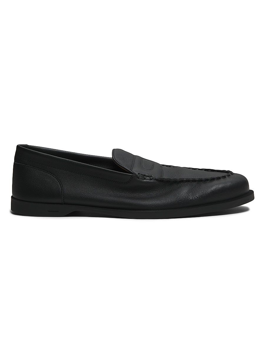 Men's Pace Slip-On Loafers - Black - Size 12