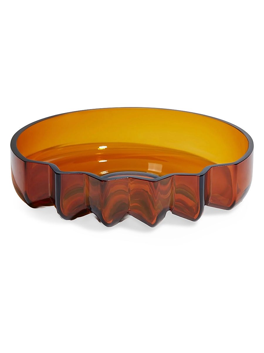 Pulse Glass Platter - Smoke