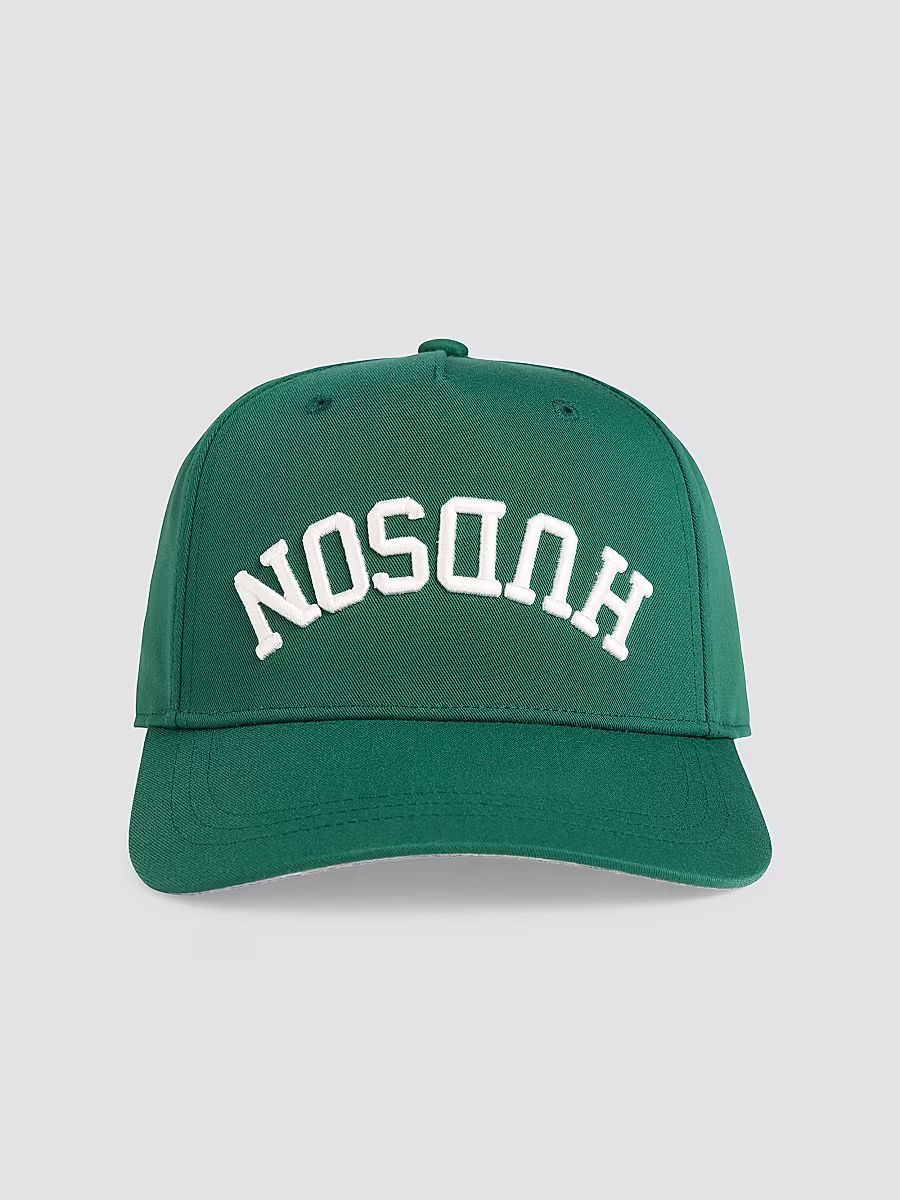 Men's Embroidered Reverse Logo Baseball Cap - Forest