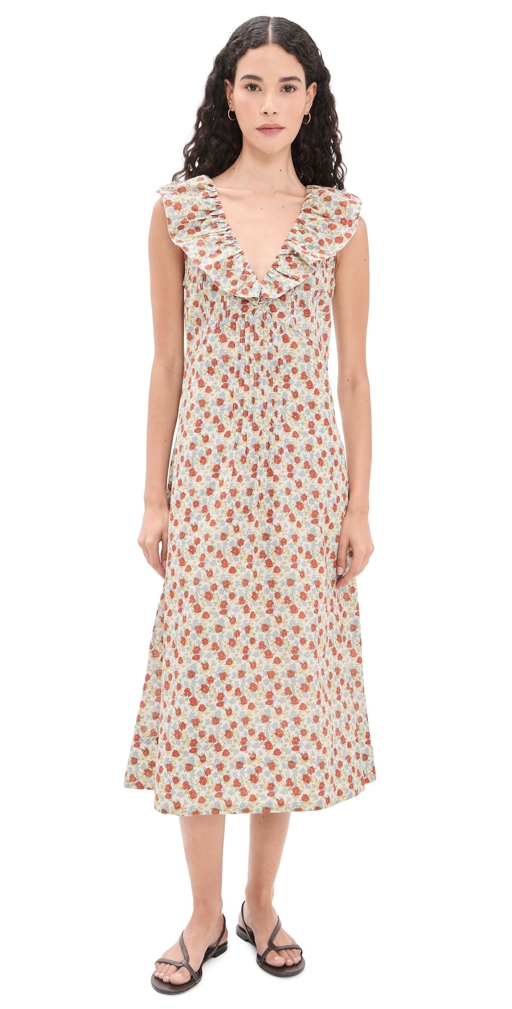 Sea Viera Print Midi Dress Multi XL