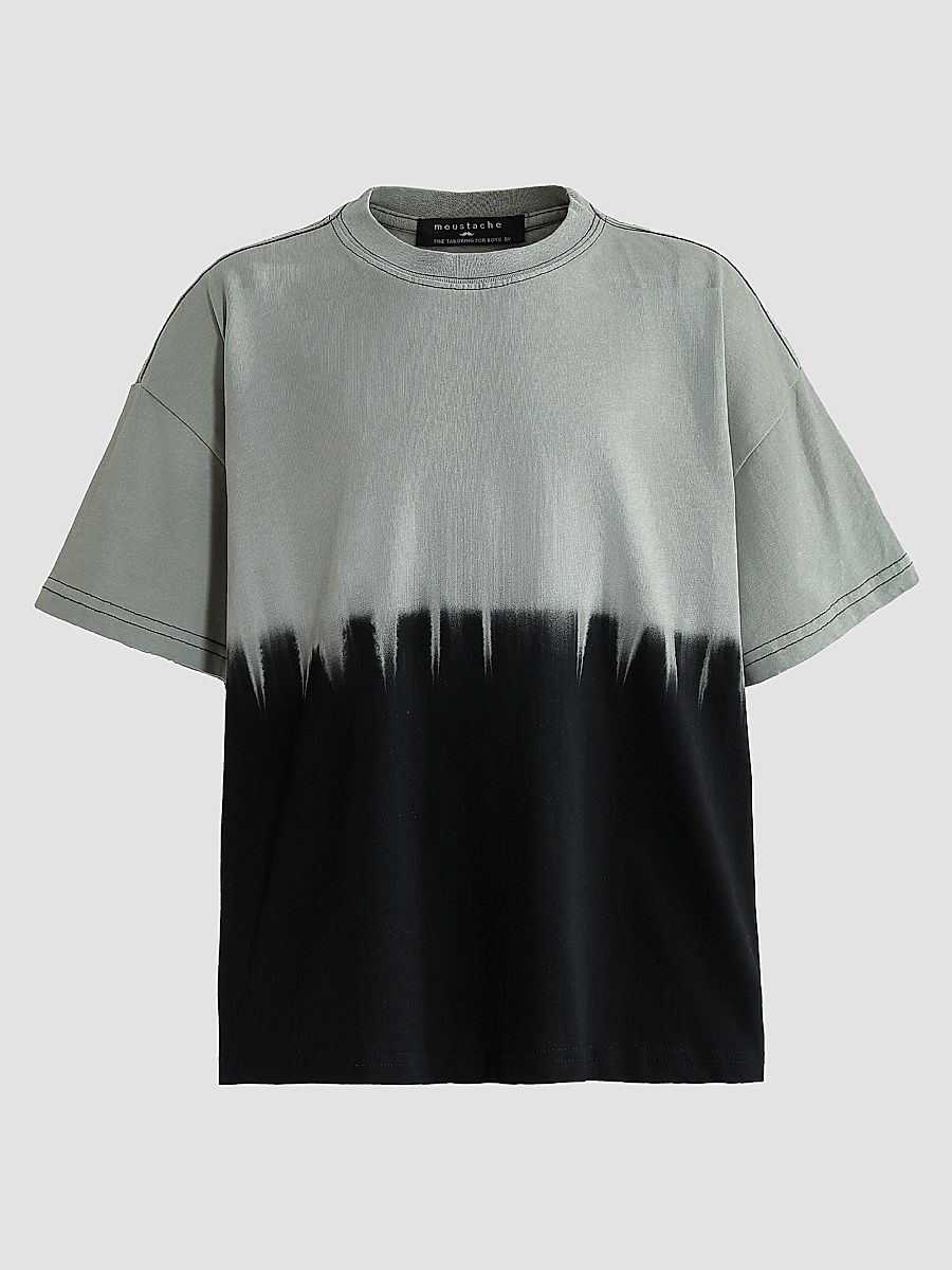 Boy's Dip Dye T-Shirt - Grey - Size 16