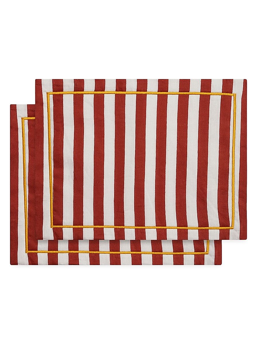 Placemat Set of 2 - Riviera Mattone
