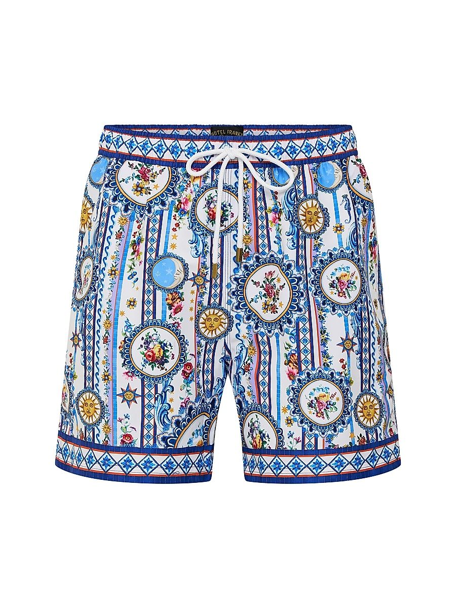 Men's Tiles Darls Boardshorts - Tiles Darls - Size Medium