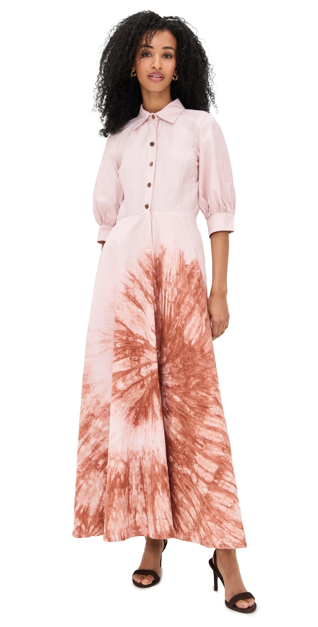 Busayo Sumi Dress Golden Brown/Brown XS