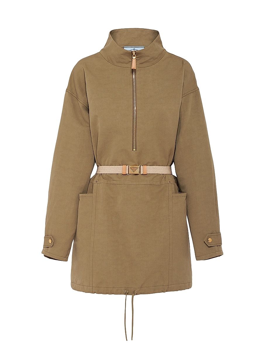 Women's Panama Cotton Mini-Dress - Green - Size 6