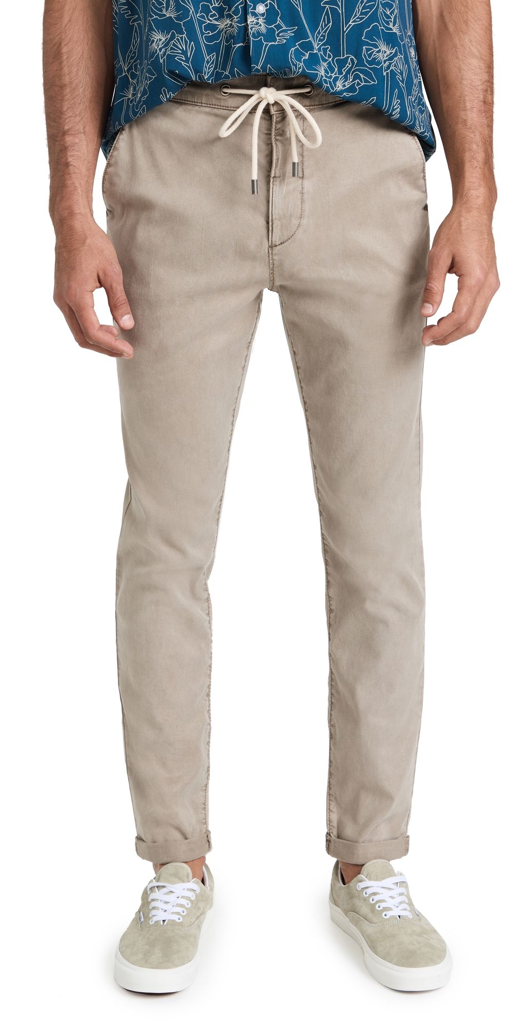 PAIGE Fraser Brushed Twill Pants Vintage Coastal Beige 31