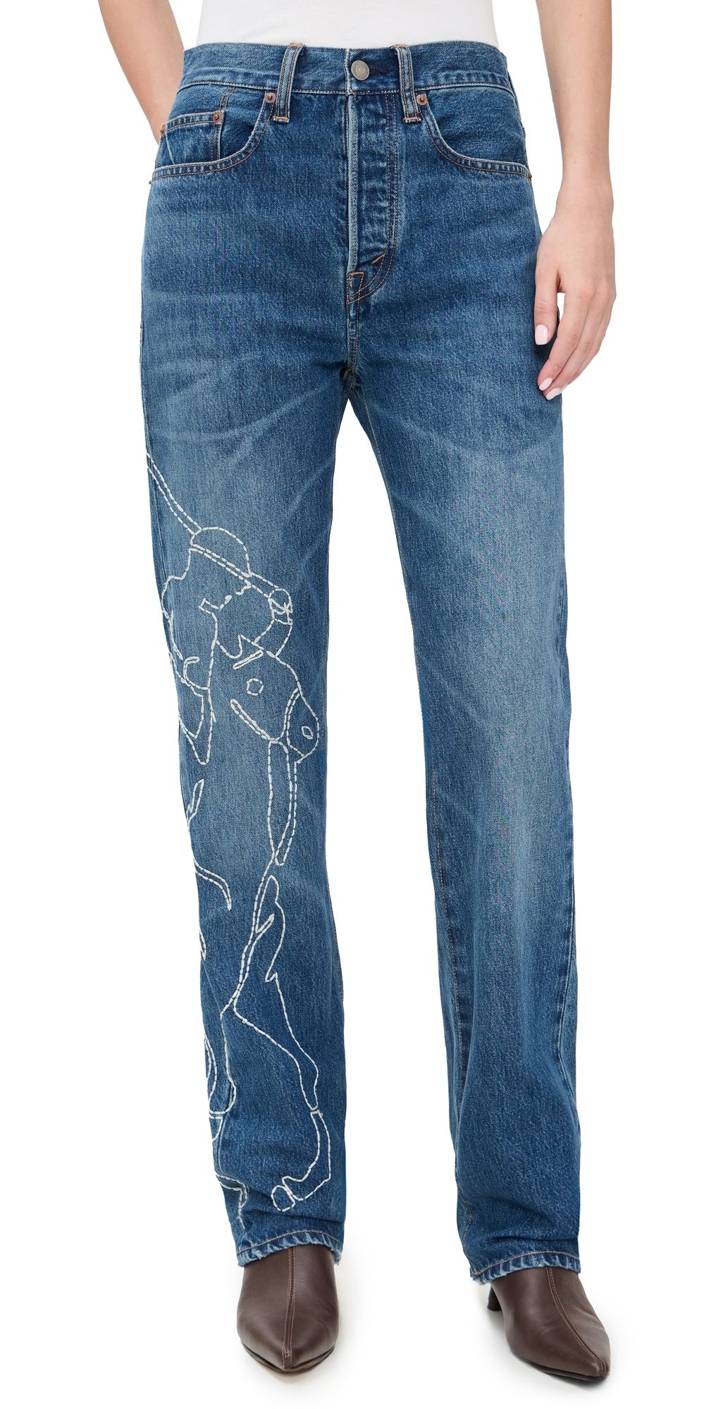 Polo Ralph Lauren Rigid Denim Standard Straight Jeans Junesel Wash 28