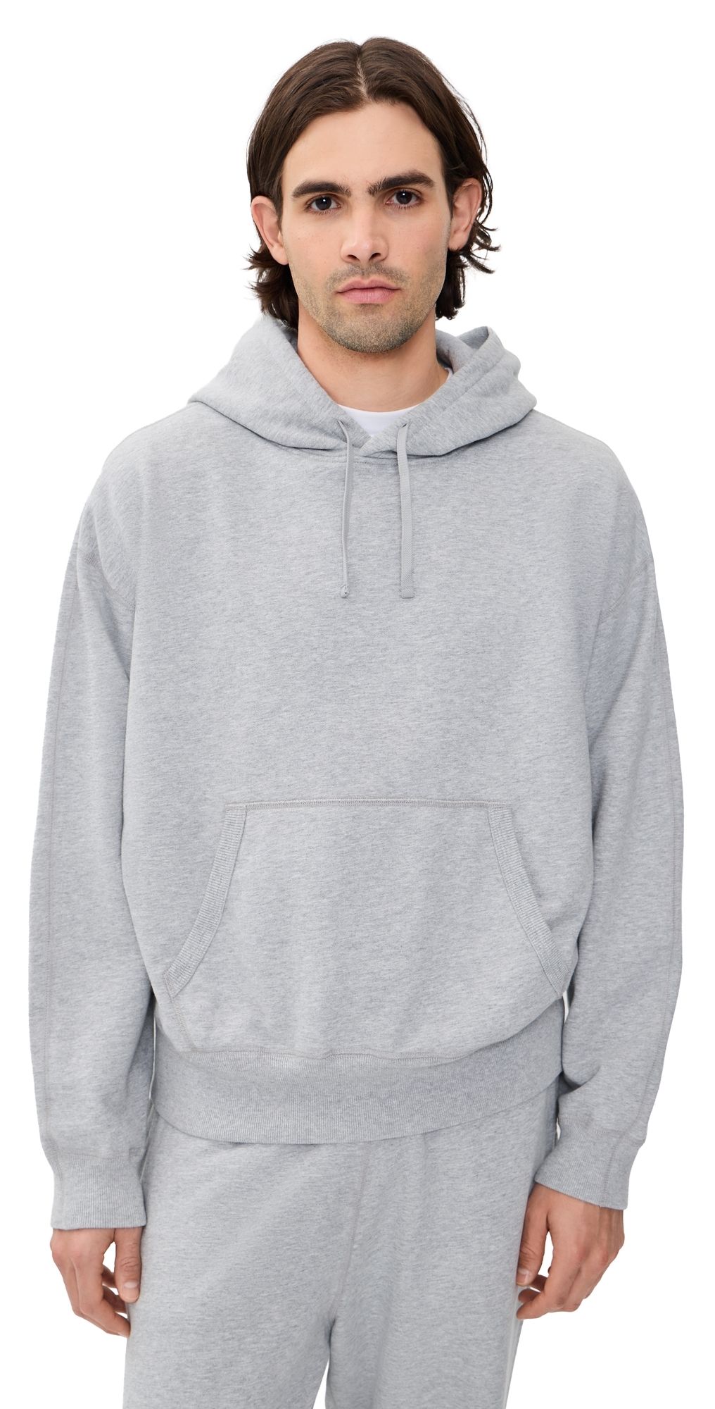 Reigning Champ Midweight Terry Relaxed Hoodie Hgrey XL