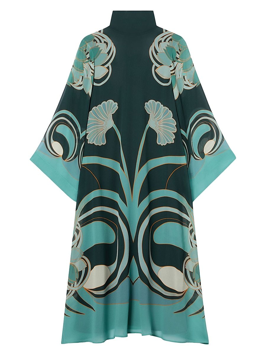 Women's Midi Magnifico Dress - Blooming Tulip Dark Green - Size 18