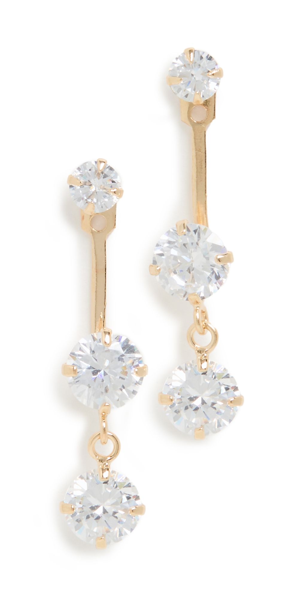 SHASHI Versailles Earrings Gold One Size