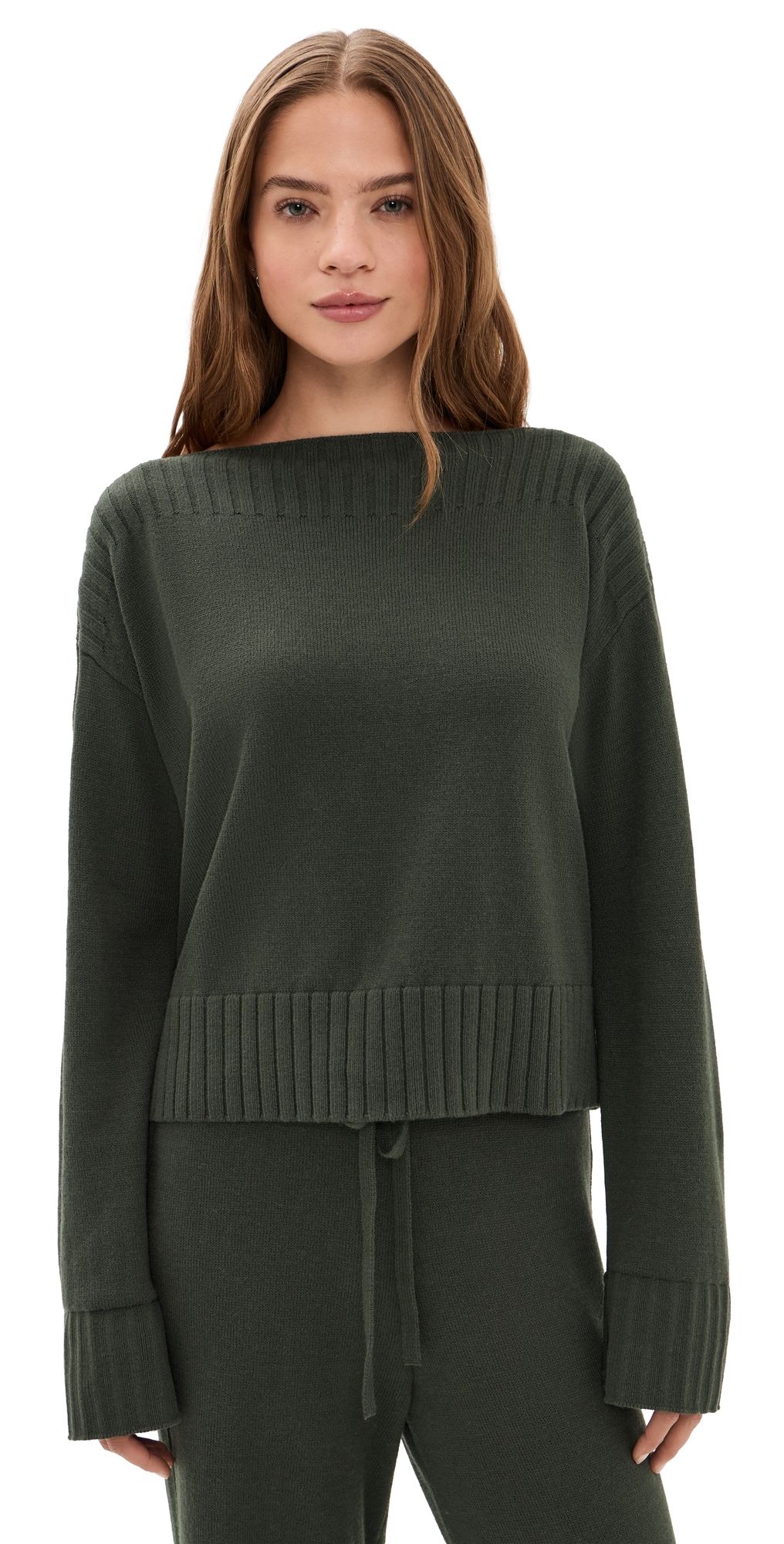 Splendid Haven Boatneck Sweater Pine XL