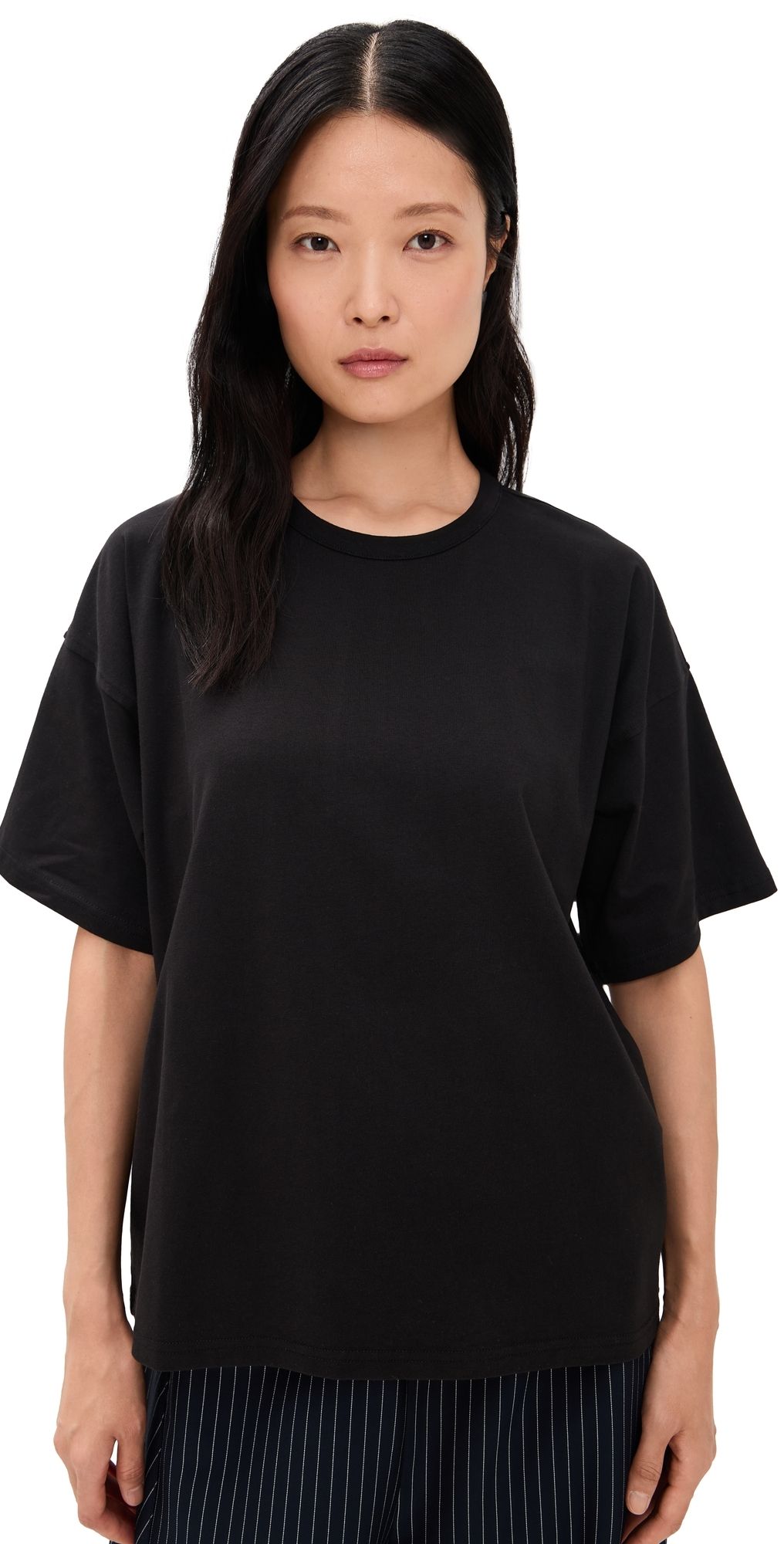 Sold Out NYC The Oversized Tee in Black Black XS