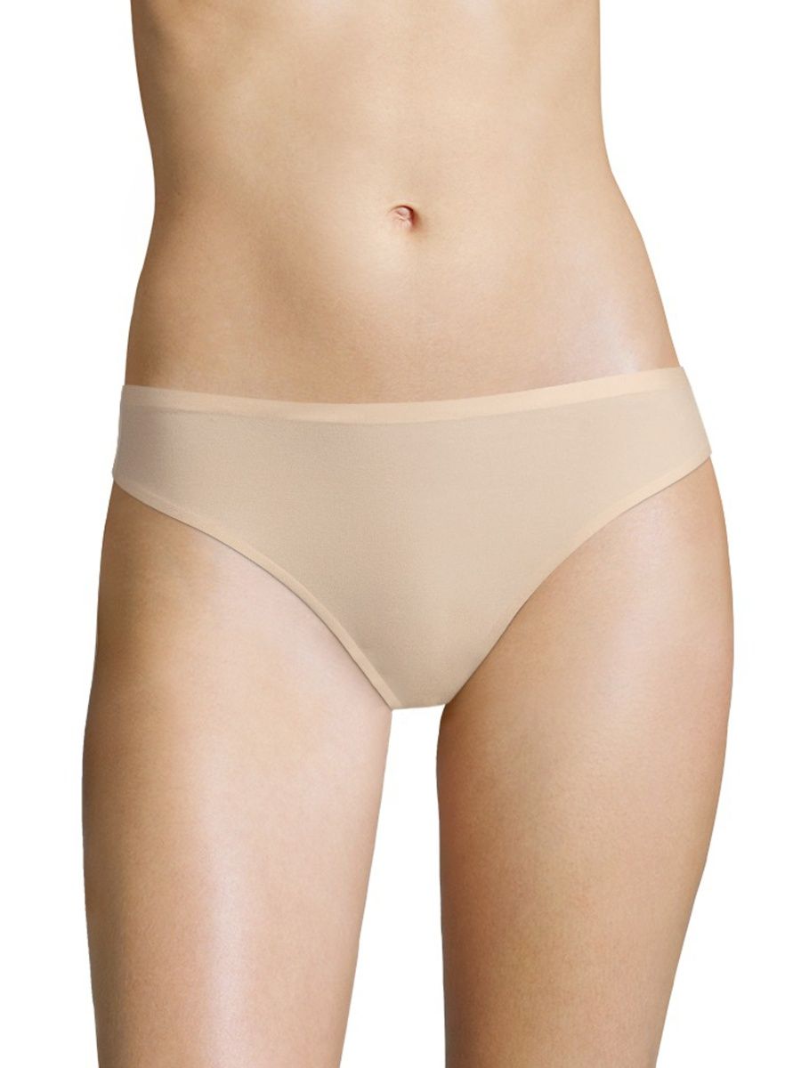 Chantelle Women's Soft Stretch Seamless Regular Rise Thong - Nude
