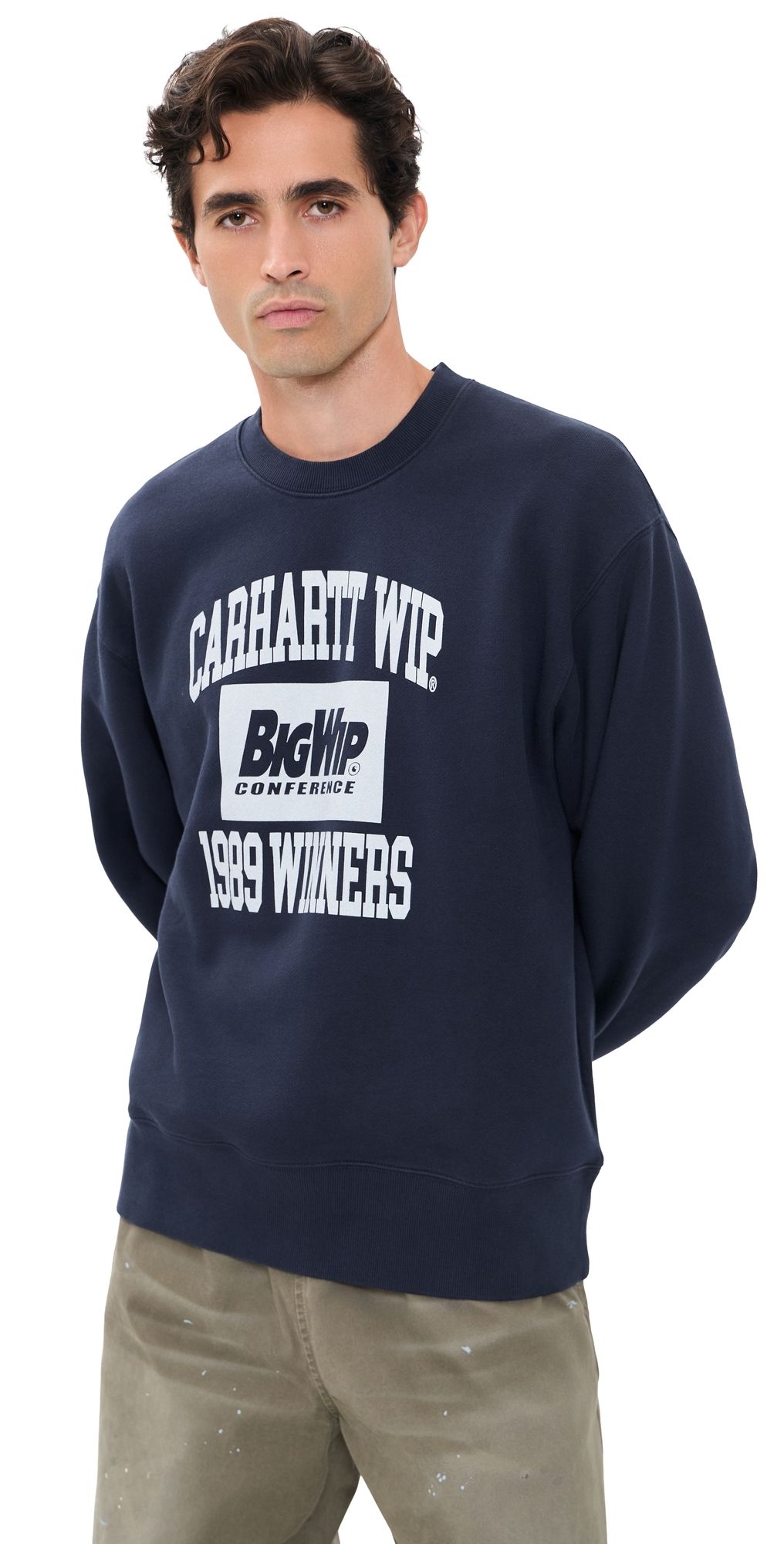 Carhartt WIP 1989 Winners Sweatshirt Dark Navy (Heavy Stone Wash) XL