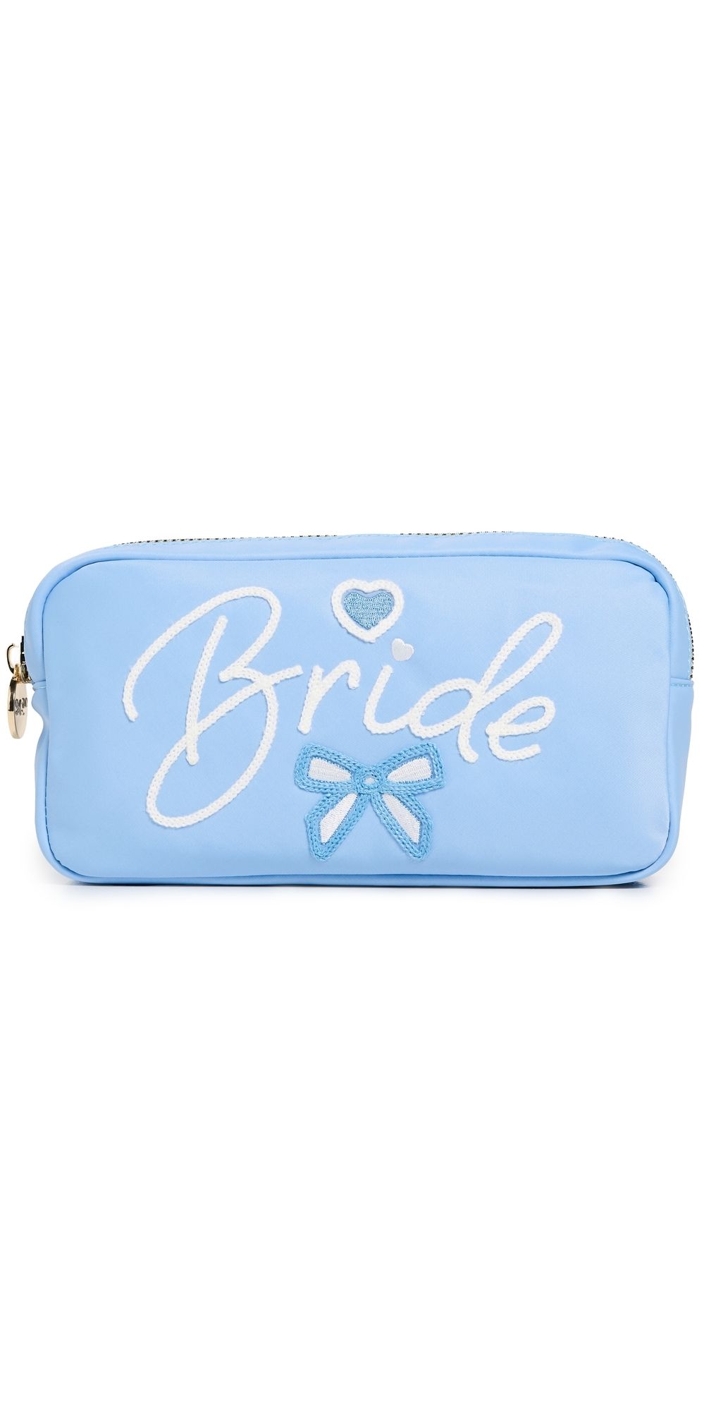 Stoney Clover Lane Bride Embroidered Small Pouch Periwinkle One Size
