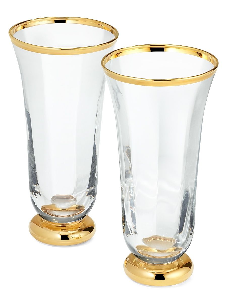 Sophia 2-Piece Crystal Flute Set