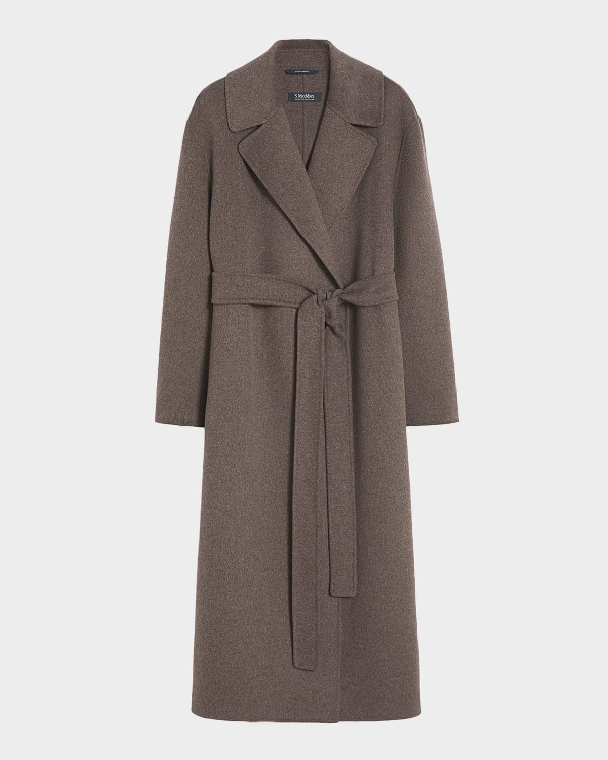 Luna Wool Long Wrap Coat