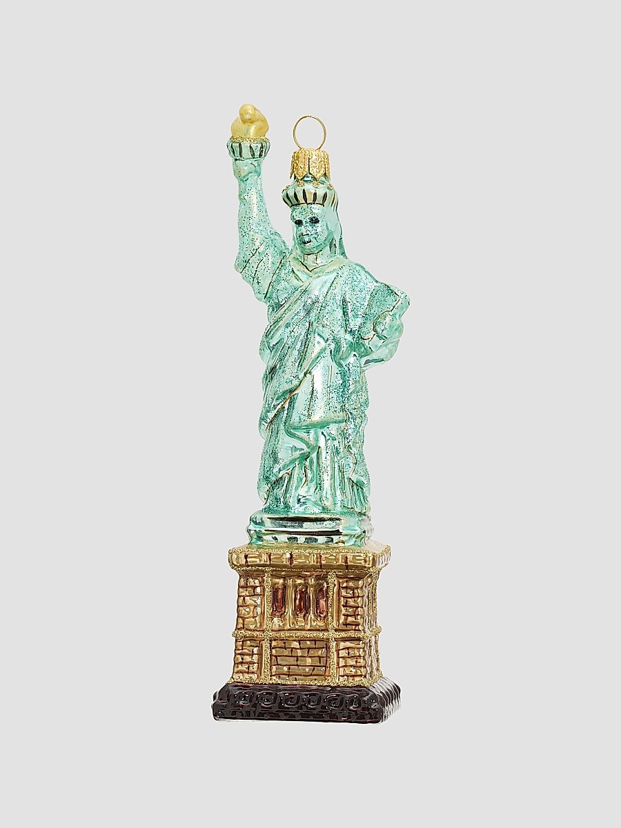 Statue Of Liberty Glass Ornament