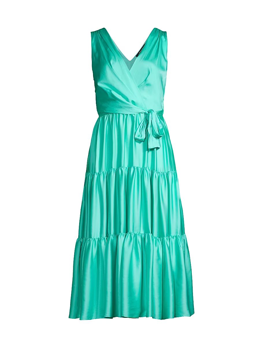 Women's EXCLUSIVE Alyssa Sleeveless Dress - Aqua - Size Medium