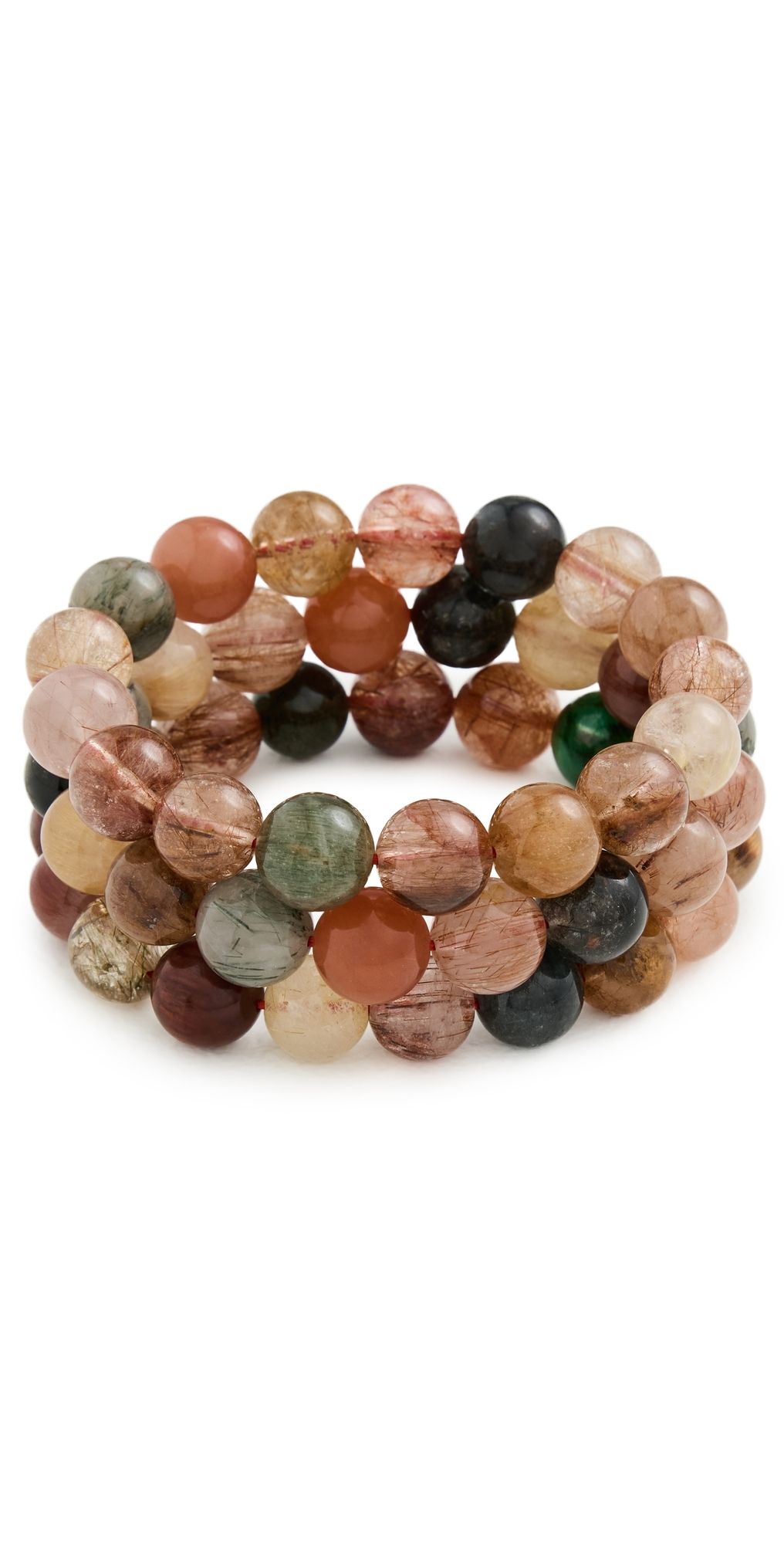 Alexa Leigh Natural Bead Bracelet Stack Natural One Size