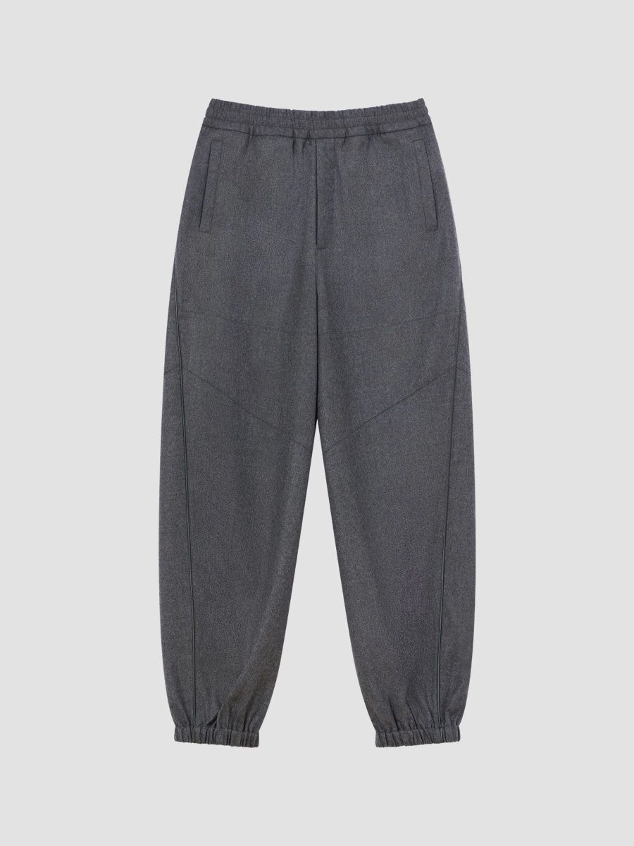 Givenchy Men's Couture Seam Jogger Pants in Flannel - Grey - Size XXL