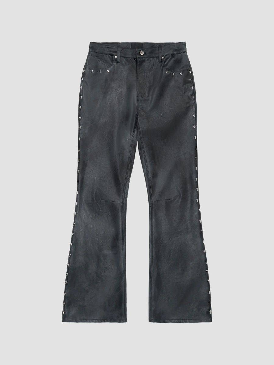 RTA Men's Curva Ultra Mael Slim Flare Jeans - Vintage Black - Size 28