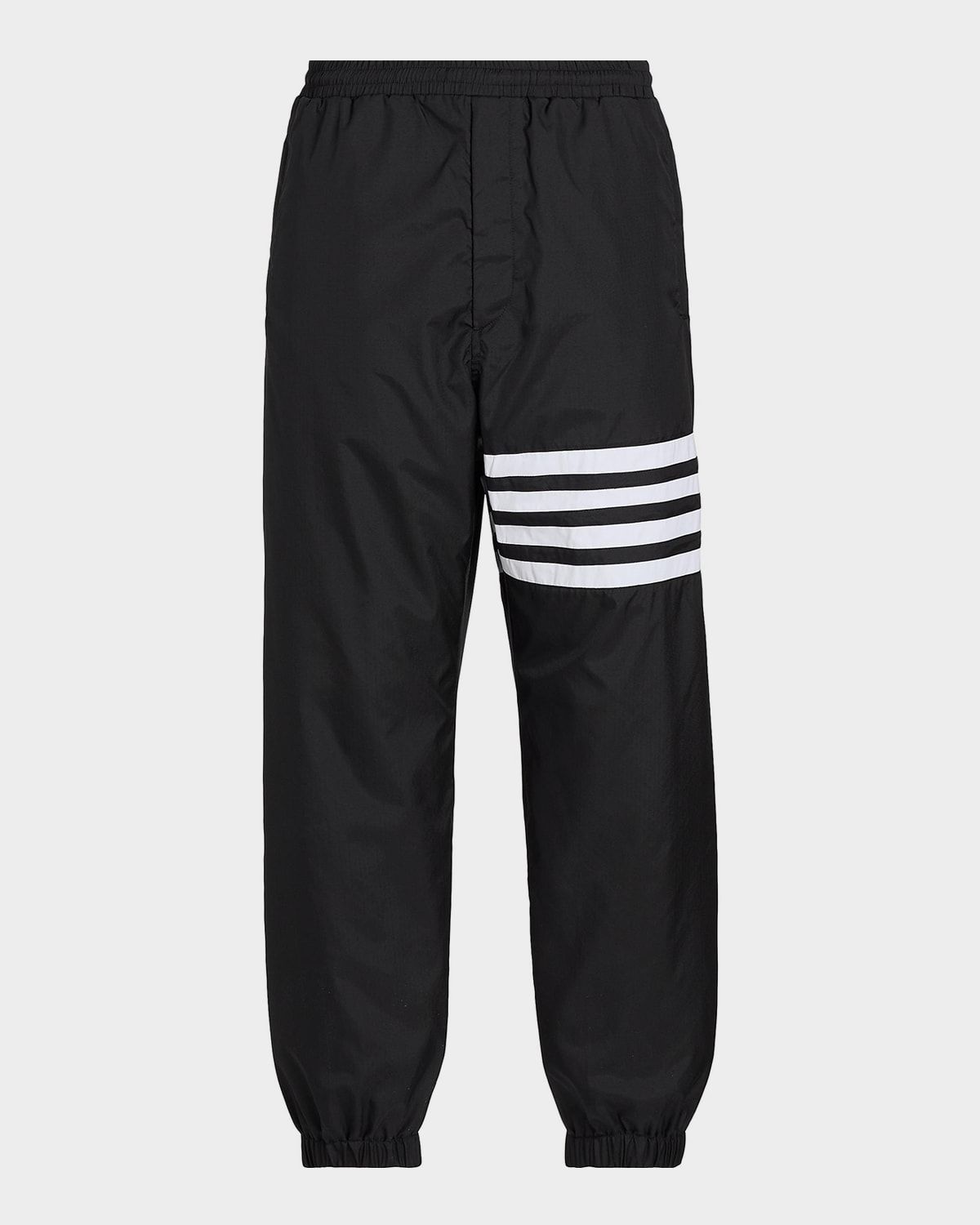 Men & apos;s Shiny Ripstop 4-Bar Track Pants