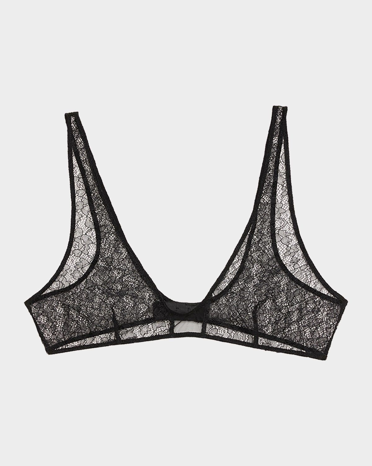 Petite Fleur Wireless Floral Lace Bra